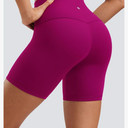 CRZ YOGA Womens ButterLuxe Biker Shorts 6 Inches - High Waisted Workout Running Volleyball Spandex Yoga Size Large