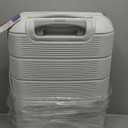 American Tourister Stratum 2.0 Expandable Hardside Luggage with Spinner Wheels, Carry-On, White (20-Inch Carry-On)