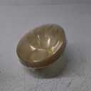 bUCLA 12 Pack Gold Glitter Plastic Serving Bowls - 20 OZ Disposable Snack, Fruit, Chip, Candy Angled Serving Bowls for Party & Thanksgiving