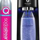 SodaStream E-TERRA Sparkling Water Maker (Black) with CO2 and Carbonating Bottle
