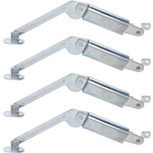 Antrader 4Pcs Cabinet Cupboard Door Inset Pivot Hinge Furniture Storage Support Hinges