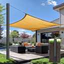 Shade Sail Poles, Heavy Duty Sun Shade Poles, Screw in Poles for Sun Shades Outdoor, 12 Ft Sun Shade Sail Poles with D-Clamps, 2.28" Sun Shade Pole Kit for Ground Soil Backyard,Black, 12FT Single Pack