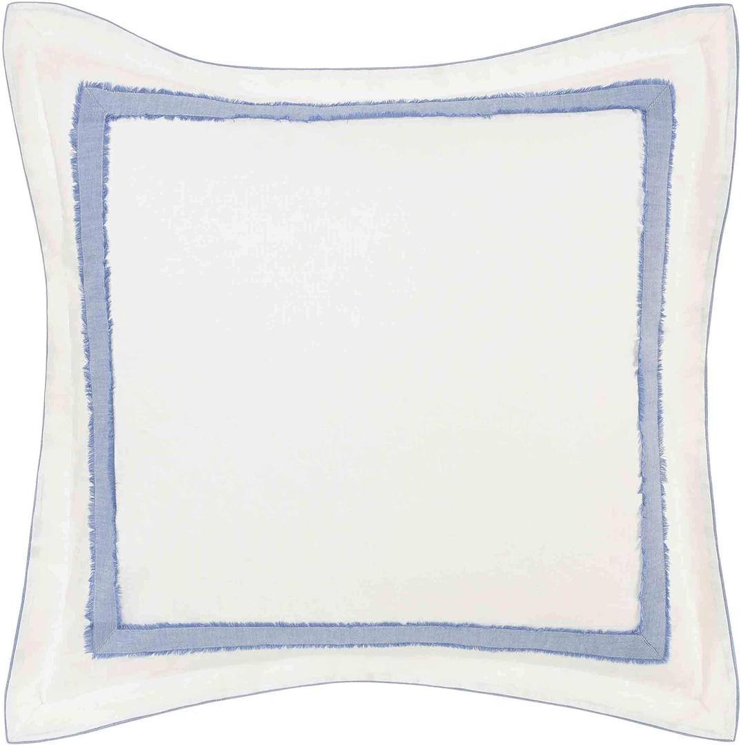 Laura Ashley Mila Euro Sham, 26x26, Blue
