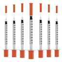 U-100 Disposable Syringes with Needle,1ml/cc,30G 5/16"(8mm) Needle,Individually Wrapped30 Pack