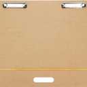 18" x 24" Drawing Board, Artist Sketch Boards with Handle for Drafting Art, Portable Wooden Clipboard for Class or Studio Fit in Artists Tote