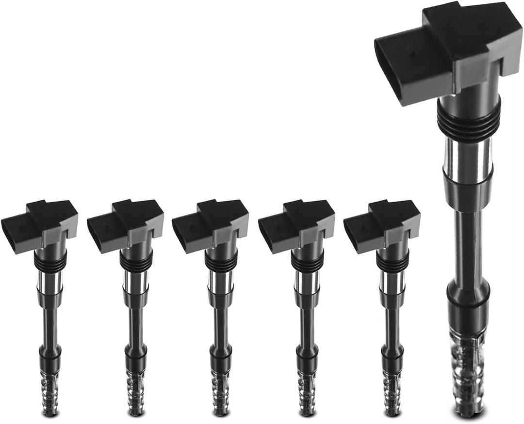 A-Premium Ignition Coil Packs of 6 Compatible with Volkswagen EuroVan 2001 2002 2003 V6 2.8L