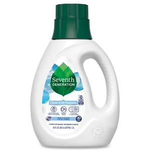 Natural Liquid Laundry Detergent, Fragrance Free, 45 oz Bottle |
