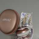 ZIHNIC Bluetooth Headphones Over-Ear, Foldable Wireless and Wired Stereo Headset Micro SD/TF, FM for Cell Phone,PC,Soft Earmuffs &Light Weight for Prolonged Wearing(Rose Gold)