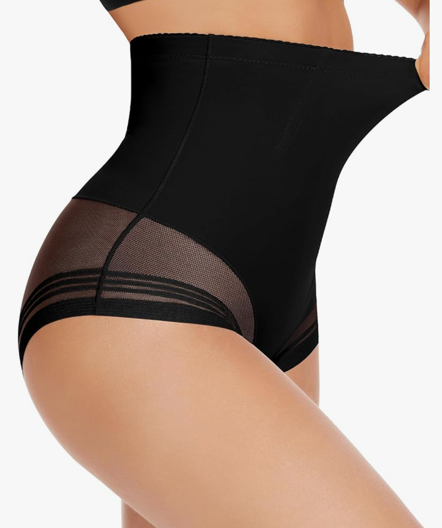 Shapewear Tummy Control Underwear - High Waisted Cincher Girdle Panty Butt Lifting Panties Seamless BodyShaper L