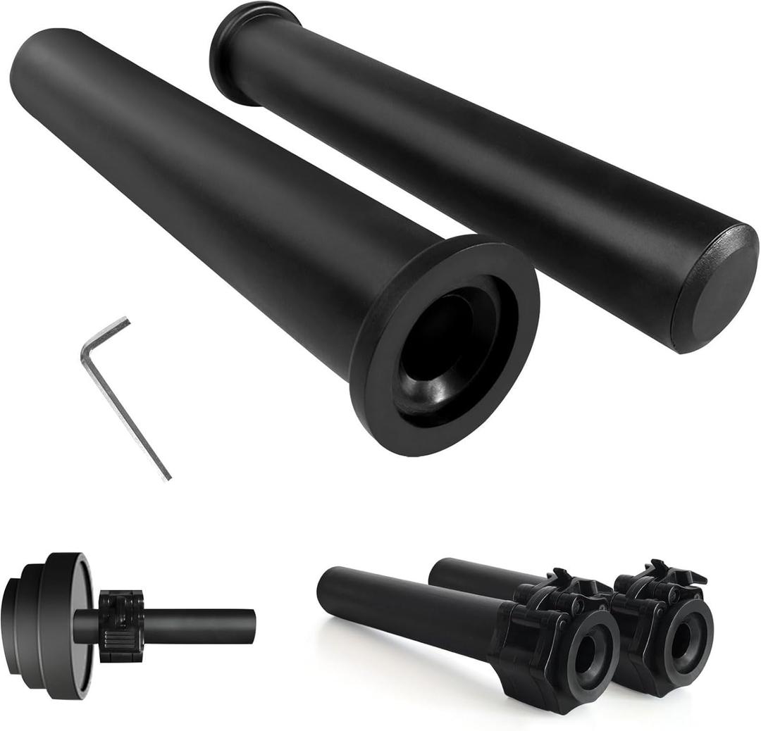 Standard Olympic Barbell Adapter Sleeve: Converts 1 inch Standard Weight Plate Posts to 2" Olympic Weight Plate Posts - Perfect for Deadlifts & Squats