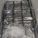 OPNICE Desk Organizer and Accessories, 4-Tier Desktop File Organizer with Drawer and 2 Pen Holders, Office Desk Accessories, File Sorters, Workspace Organizers for Office Supplies(Black)