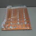 54 Nut and Bolt Thread Checker Standard and Metric,Bolt Size and Thread Gauge with 22 Standard & 24 Metric Bolt & 8 Drill Bit Gauge,Bolt and Nut Identifier Gauge