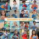 Water Football for Pool & Beach - Best Pool Toys for Kids All Ages - Easy Grip & Soft to Catch Footballs - Fun Outdoor Sports Beach Toys - Pool Gifts for Kids 5 6 7 8 9 10 11 12 + Year Old Boy & Girl