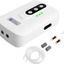 AquaMiracle Lithium Battery Powered Portable Aquarium Air Pump for Fish Tank, USB Rechargeable Aquarium Bubbler Aerator for Outdoor Fishing, Power Outages and Emergency