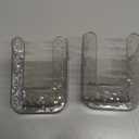 2 Pcs Clear Wipes Dispenser, Holder for Kitchen & Bathroom, Refillable Container Box, Wall Mounted Tissue Box Holder