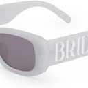xo, Fetti Bride Sunglasses - White + Silver Marble | Bachelorette Party Sunnies, Engagement Decorations, Bridal Shower Accessory, Bach Supplies, Bridesmaid Favors, Bride To Be Gift