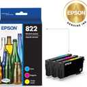 EPSON 822 DURABrite Ultra Ink Standard Capacity Color Cartridge Combo Pack (T822520-S) Works with WorkForce Pro WF-3820,3823, 4820, 4830, 4833, 4834