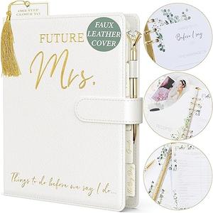 Wedding Planner Book and Organizer  Faux Leather 'Future Mrs' Wedding Planning Book and Organizer 202526 I Wedding Binder with. Pen Bookmark & Stickers & Bridal Countdown Calendar I Designed in USA