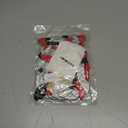 Red and Black Silver Balloon Arch Garland kit, 18/12/10/5 inch Red and Black Metal Silver Latex Balloon Set with Confetti Balloons for Graduation Baby Shower Wedding Birthday Anniversary Bachelorette