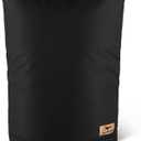 Backflow Preventer Insulation Cover - Water Pipe Insulation Sprinkler Cover for Outside - Insulated Backflow Cover Pouch for Irrigation Back Flow Valve in Winter or Sun Exposure (16"W x 20"H, BLACK)