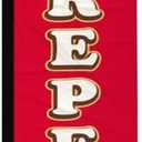 4 Less Co FRESH CREPES Windless Swooper Flag Feather Banner Sign 2.5x11.5 ft Tall Large (Flag Only) rf