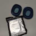 【4 in 1】 Protective Kit for AirPods Max Case Cover, Clear TPU Ear Cups Cover + Silicone Ear Pads Case + Headband Covers, Transparent Silicone Accessories for Apple AirPods Max USB-C (2024/2020), Blue