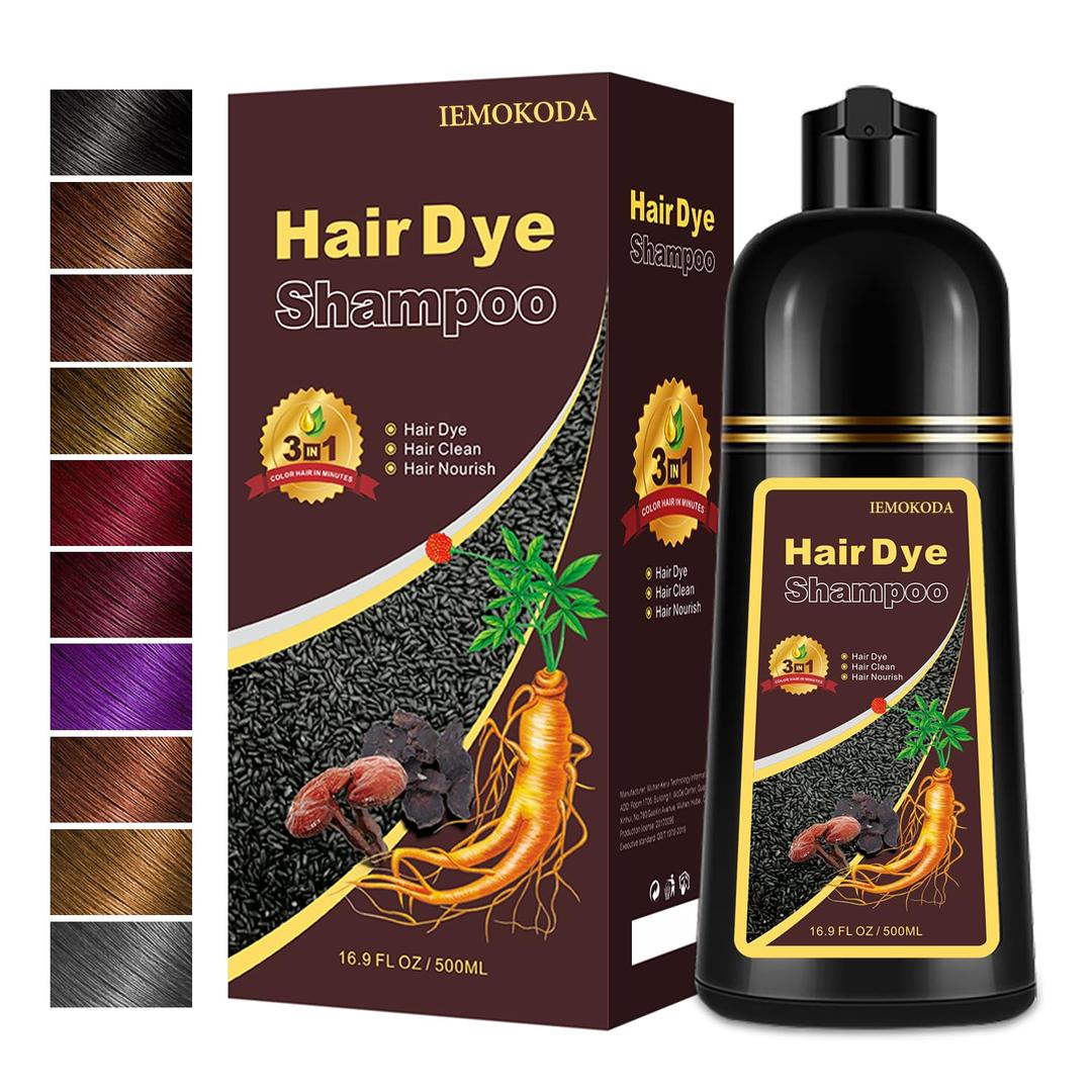 Hair Dye, Hair Dye Shampoo for Women & Men, Color Shampoo Hair Dye 16.9 Fl Oz, Safe and Natural Champu Para Canas (Coffee)