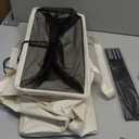 Odonata Slim Laundry Hamper Handles Collapsible Laundry Basket Thin Dirty Clothes Basket Narrow Laundry Bag Foldable Dirty Hamper 45L (Beige)