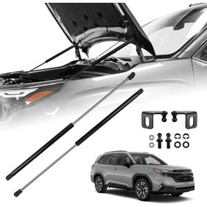 Hood Struts for Subaru Forester 2025+, Upgraded Hood Lift Support No Drill Front Gas Springs Shocks Compatible with Subaru Forester Accessories 2025 2026 (black)