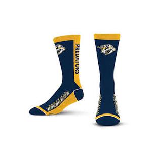 For Bare Feet NHL NASHVILLE PREDATORS MVP Crew Sock Team Color Youth