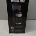 Aromaster Conical Burr Coffee Grinder with 25 Grind Settings, Adjustable 2-12 Cups Timer, Coffee Bean Grinder,3-Ear Portafilter Holder, Anti-static Design, Cleaning Brush Included, Premium Black (Household)