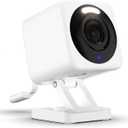WyzeCam v4 Security Camera, 2K HD WiFi Smart Home Surveillance Camera, Indoor/Outdoor, Motion Activated Spotlight&Siren, Pet/Baby Monitor, Enhanced Color Night Vision, 2-Way Audio, Wired, White