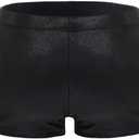 Aosva Little Big Girls' Sparkle Dance Tumbling Athletic Gymnastics Short 2-14Years (7-8 Years)