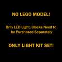 LED Light kit Compatible with Lego 21357 Jr. Lamp, LED Lighting Accessories Compatible with Ideas 21357 Table Lamp, Christmas, for Adults Fans (ONLY Light! NOT Included the Model Set)