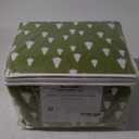 Great Bay Home Flannel Sheet Set King Size - 100% Turkish Cotton, Double-Brushed, Lodge-Printed Bed Sheets - Ultra-Soft, Cozy, 4-Piece Bedding Set (Little Trees - Olive)