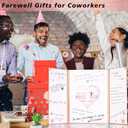 Farewell Guest Book, Farewell Gifts for Coworkers Women, Rose Gold We Will Miss You Signature Board, Happy Retirement Party Decorations, Going Away, Goodbye Cards for Coworker Leaving