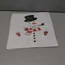 3 x 44pcs Snowman Face Stickers for Crafts Cute Christmas Ornaments Vinyl Snow Man Face Decals Xmas Winter Holiday Stickers for Window Glass Cups Balls Jars Wall Party Supplies Home Decoration(face44)