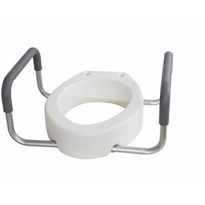 Essential Medical Supply Raised Elevated Toilet Seat Riser for an Elongated Toilet