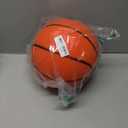 Silent Basketball Size 7 (29.5")  Grooved Airless Indoor Basketball for Quiet Dribbling and Indoor Training, Pro PU Foam Ball  Real Feel Higher Bounce Quieter (Orange)