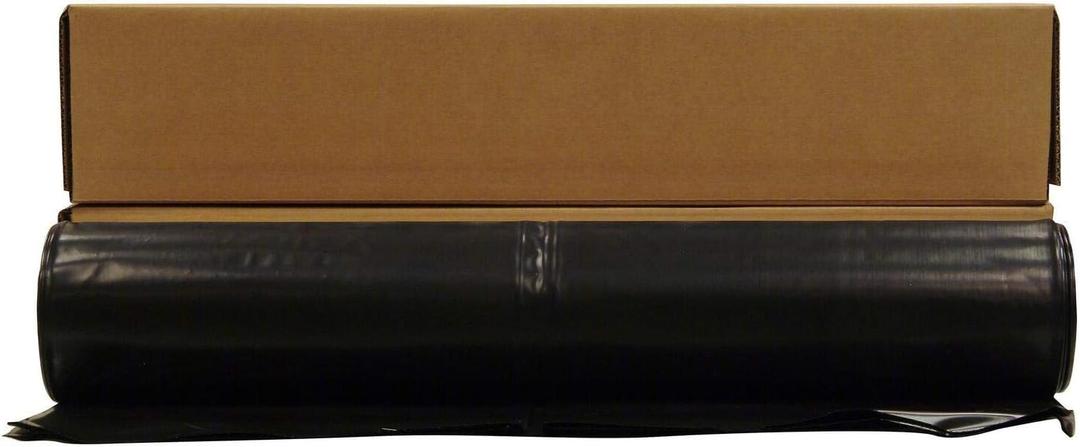POLY AMERICA CF0612B 12-Feet X 100-Feet 6 Mil Black Poly Film