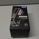 Upgraded 2200W 220V to 110V Converter for European Travel, Voltage Converter US to Europe for Hair Dryer Straightener Curling Iron, 2300W Power with USB Ports for Tablet Camera Cell Phone (White)