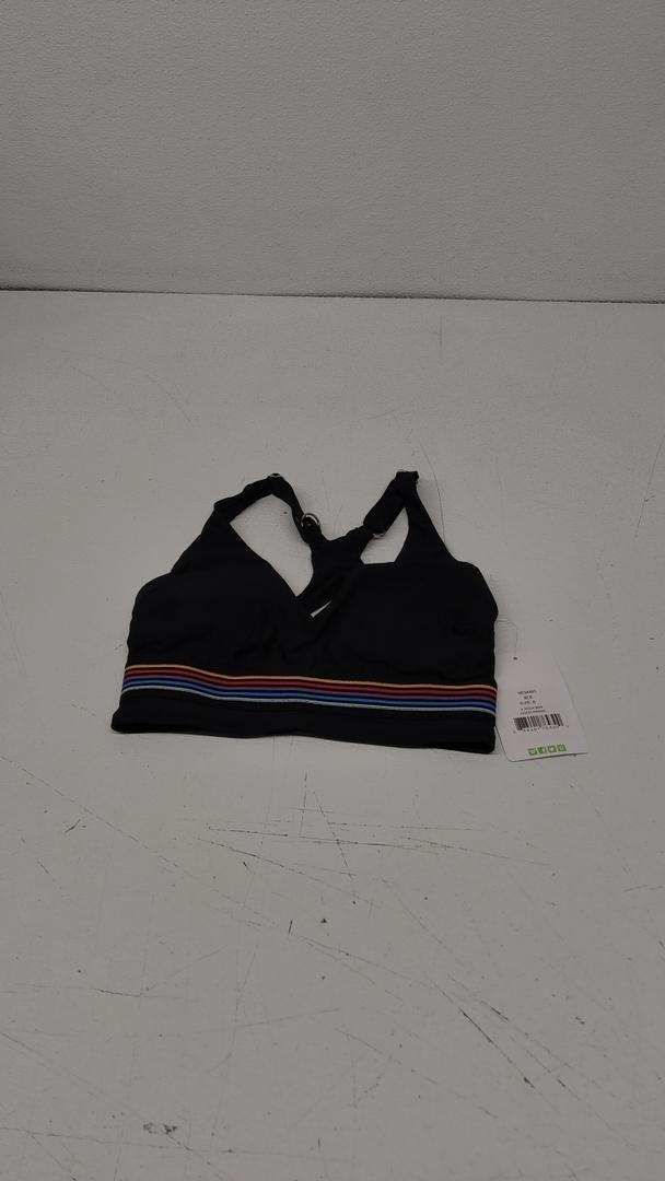 Women's Racerback Sports Bra - Backless Workout Top - Padded, Supportive, Fitness Exercise, Yoga & Gym S