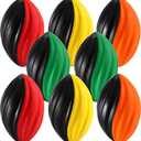 Lawei 8 Pieces Mini Foam Footballs, 5 Inch Soft Spiral Foam Football, Colorful Small Toy Footballs, Easy Grip Sports Football for Indoor Outdoor, Party Favors for Kids, 3~12 Years Old