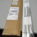 LazBlinds Cordless Cellular Shades, No Tools No Drill Blackout Honeycomb Shades Pleated Blinds for Windows, 45.5'' W x 72'' H, Silver White