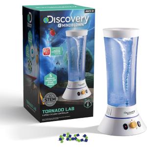 Discovery #MINDBLOWN Tornado Lab, 5-Speed Cyclone Controller, Educational Learning Activity Kit, Fun and Exciting Toy, STEM Experiment Set for Boys, Girls, Kids Ages 6+