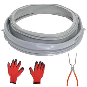 WPW10381562 WFW9050XW00 Door Boot Seal Compatible with Whirlpool Amana Lnglis Maytag Washer, Front Load Washer Door Gasket Seal Fit WFW9150WW00 WFW9150WW01 WFW9250WW01 W10381562 W10300559 W10290499