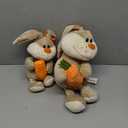 Easter Plush Bunny Set - 2 Pieces (14" & 11") Adorable Easter Bunny Stuffed Animals with Carrot, Irresistible Cuddly Plush Toys for Girls & Boys, Perfect Easter Basket Stuffers Gifts