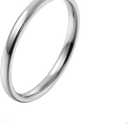 2mm Stainless Steel Engagement Comfort Fit Women Wedding Band Ring