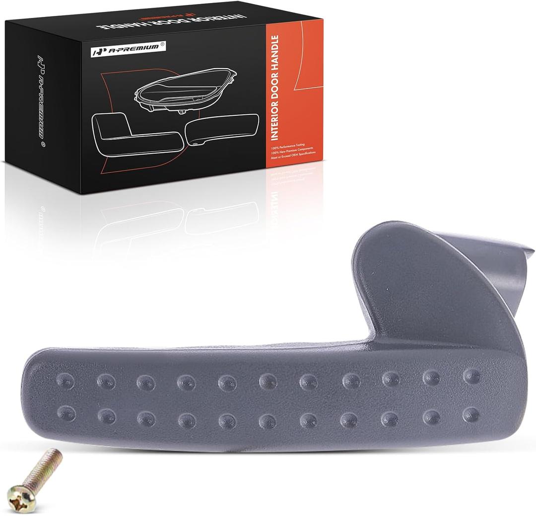 A-Premium Front or Rear Left Driver Side Interior Door Handle Compatible with Dodge Ram 1500 2002-2008, Ram 2500 2003-2010, Ram 3500 2003-2010, Ram 4500 5500 2008-2010, Gray, Replace# 1CR97BD5AA