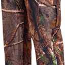 Hunting Pants for Men Camouflage Clothing Gear Windproof Fleece Lined for Winter (40)